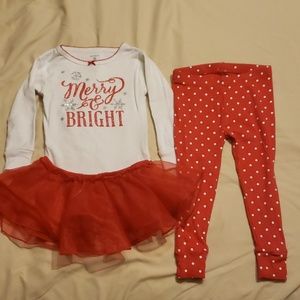 Carter's baby girl's 3-piece pajamas